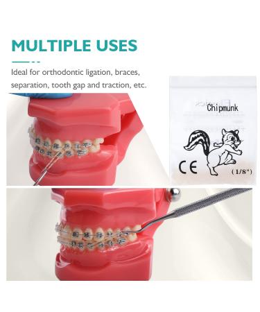 LVCHEN Penguin Rubber Bands for Braces - 500pcs 3.5oz Heavy Traction Bands - 5/16 inch (100pcs/pack) - Buy Online on GoSupps.com