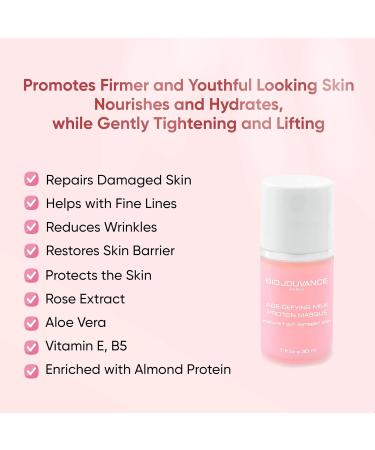 Bio Jouvance Age Defying Milk Protein Mask | 1 oz Face Skin Care Treatment - Shop Internationally - Buy Online on GoSupps.com