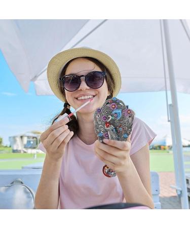 Uonlytech Vintage Handheld Magnifying Mirror Set - Antique Vanity Mirror and Comb Gift for Women and Girls - Buy Online on GoSupps.com