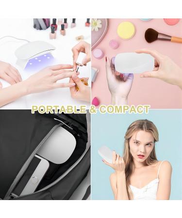 Buy Madenia Mini UV Lamp for Gel Nails - Portable 6W USB Nail Dryer with 60s Timer | Ideal for Beginners & Perfect for Gel Nail Polish - Buy Online on GoSupps.com