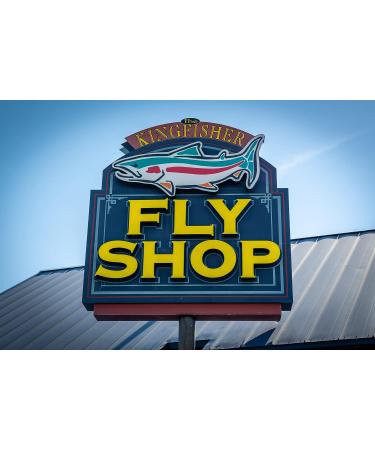 Kingfisher Slim Waterproof Fly Box Teardrop Silicone Insert Medium - 5.39 x 3.74 x 0.63 inches - Buy Online on GoSupps.com