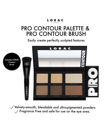 LORAC PRO Contour Palette & Brush Set | Sculpting Powders & Highlighter Kit | Compact Mirror Included - Buy Online on GoSupps.com