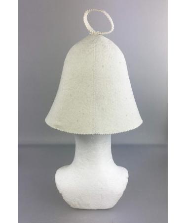 GMMH Saunahut - Russian Design Wool Felt Sauna Cap for Men & Women | 60 Pieces Pack - Buy Online on GoSupps.com