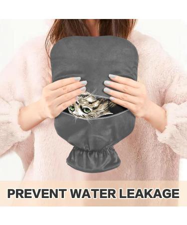 FUUNY Cat Hot Water Bottle 2L with Lid - Pain Relief & Winter Hand Feet Warmer | International Shipping - Buy Online on GoSupps.com