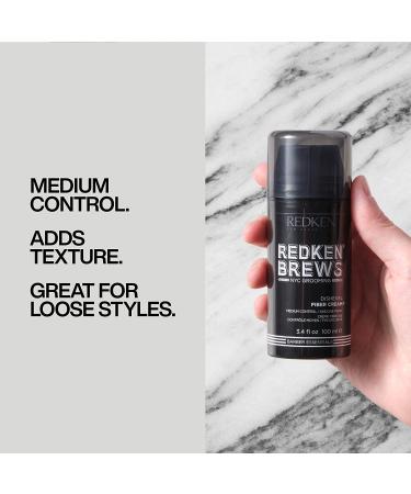 Redken Brews Fiber Cream 3.4 fl oz - Medium Hold & Natural Finish - Buy Online on GoSupps.com