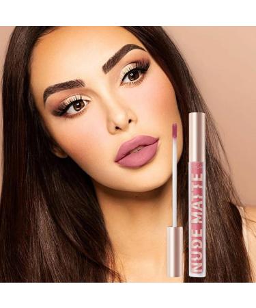 EUBEISAQI Matte Lip Gloss Matte Liquid Long Lasting Lipstick Makeup Lip Plumper Makeup Kit Waterproof Velvet Lip Gloss Set Pigmented Lip Makeup Gift for Girls Women 507 - Buy Online on GoSupps.com