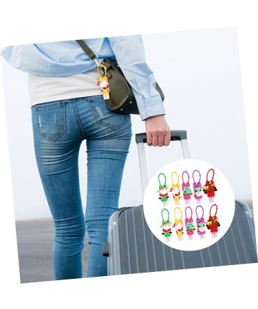 Abaodam 20 Pcs Christmas Silicone Bottle Cover Travel Bottles Cases for 30ml Liquid Soap Elk Toiletries - Buy Online on GoSupps.com