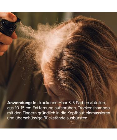 JUNGL CK Shampooing sec pour cheveux fonc s - Vegan | Le shampooing sec donne sensiblement plus d'adh rence et de volume sans r sidus blancs | Shampooing sec matifiant sans a rosol pour une fra cheur - Buy Online on GoSupps.com