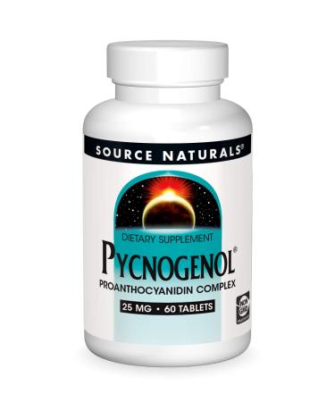 Source Naturals Pycnogenol 25 mg Proanthocyanidin Complex - 60 Tablets