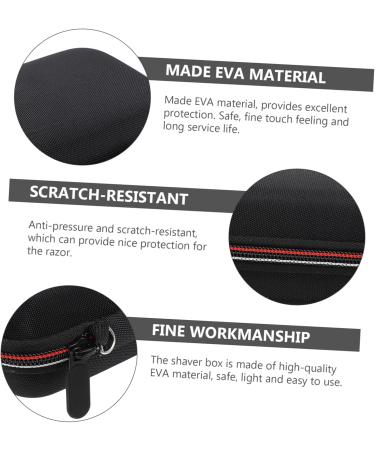 Abaodam Razor Storage Bag - Durable EVA Tool Bag for Hairdressing & Grooming Ideal for Men International Shipping Available - Buy Online on GoSupps.com