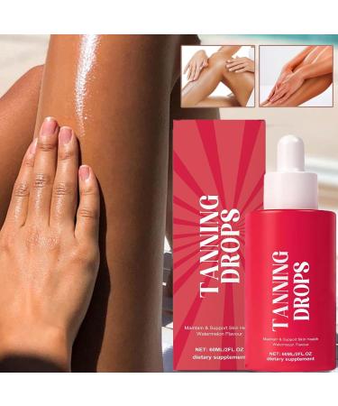  Jukeoiu Self-Tanning Drops | Instant Sun Drops for a Natural Glow - 60ml Liquid Tan to Hydrate Nourish and Illuminate Your Complexion Deeply Without Sun Exposure - Buy Online on GoSupps.com