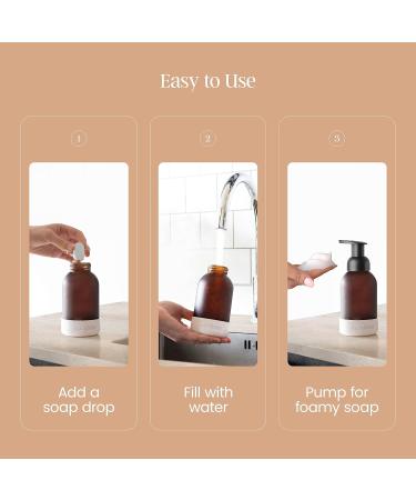 Raindrop Sustainable Hand Soap Refills 4x Plastic-Free Foaming Hand Soap Refills (Sweet Vanilla) - Buy Online on GoSupps.com