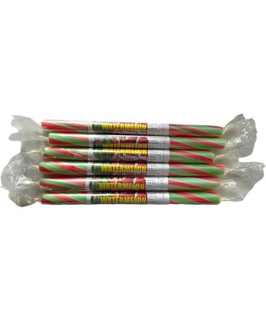 50 X Watermelon Rock Sticks Handmade Traditional Rainbow Classic Sweets Retro Seaside Gift Wholesale Confectionery - Buy Online on GoSupps.com
