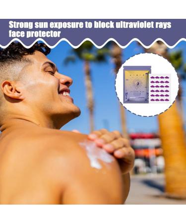 Geteawily UV Detection Patches | Sunscreen Reminder Stickers Sunscreen Stickers Sunblock Patches Know When to Re-Apply Sunscreen Sun Patch for Sunscreen clouds - Buy Online on GoSupps.com