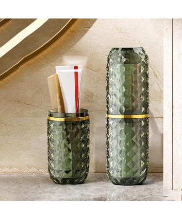 Perfk 5x Travel Toothbrushes Set | Raccoon Toothpaste Holder & Portable Toothbrush Storage Box - Perfect for Travel - Buy Online on GoSupps.com