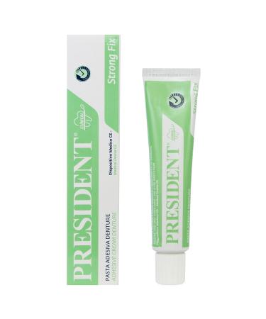 Betafarma SpA President Dental Adhesive Paste strong attachment of the dental prosthesis fast grip durable adhesion prevents the ingress of food inflammation and bad breath 40 grams