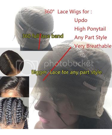 Premium Brazilian Virgin Human Hair Wigs for Black Women - Curly 360 Lace Frontal & Body Wave - Pre Plucked 9A Quality 150% Density - 14 Inch Style #NC 360 - Buy Online on GoSupps.com