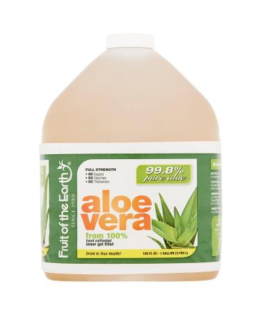 Fruit Of The Earth Aloe Vera Juice 128 Fl. Oz. Jug - 99.8% Pure Aloe, Natural Hydration - Buy Online on GoSupps.com
