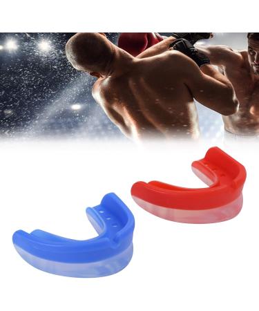 Verdant Touch EVA Mouthguard - 2 Pack Blue & Red | Perfect for Football Basketball Boxing - International Shipping Available - Buy Online on GoSupps.com