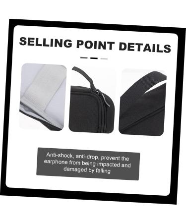 Buy HOMSFOU Toothbrush Storage Bag | Travel Pouch for Headphones Toothbrush Shaving Accessories | Durable Oxford Cloth | International Shipping Available - Buy Online on GoSupps.com