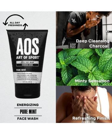 Art of Sport Daily Face Wash 4.2 Fl Oz - Refreshing Cleanser for Active Skin - Buy Online on GoSupps.com