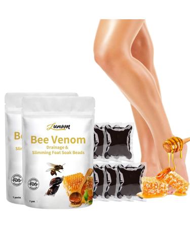 Lukmlca Bienengift Fußbad Lukmlca Bienengift-Perlen Lukmlca Bienengift Lymphdrainage Fußbad Lukmlca Bienengift lymphatic foot ointment (2 pack)