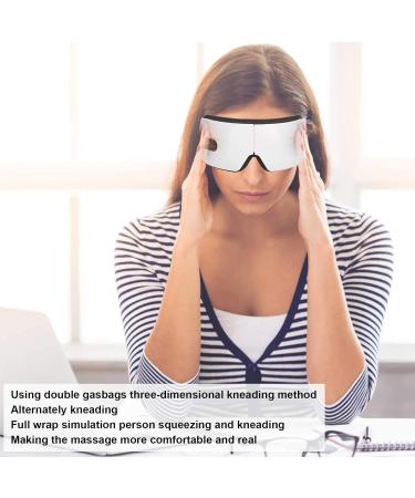 Eye Massager - Electric Eye Massage Device with Hot Air Pressure & Vibration | Soothe Dark Circles & Relieve Fatigue - Buy Online on GoSupps.com