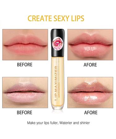Buy Lip Plumper & Enhancer | Hydrating Lip Gloss for Fuller Moisturized Lips - Boost Elasticity & Care - Buy Online on GoSupps.com