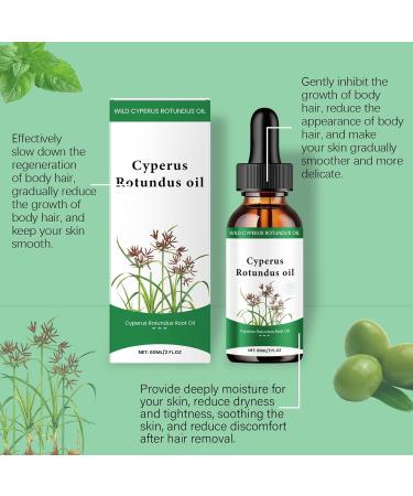 Cyperus Rotundus Oil Cyperus Rotundus Oil for Hair Removal Cyperus Oil 60ml Natural with Dropper Reduces Body Hair Growth Wire Hair Removal (6pcs) - Buy Online on GoSupps.com