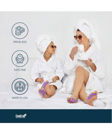 DeEnti Pumice Stones - 6 Pack Professional Grade Foot Callus Remover | Salon Quality Double Sided Pedicure & Manicure Tools - Buy Online on GoSupps.com