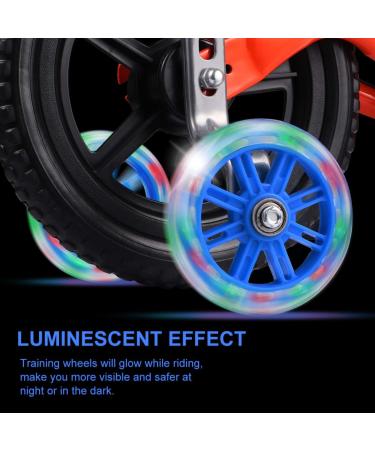 Clispeed Heavy Duty Adjustable Bicycle Training Wheels for Kids Bikes 12-20 Inch - Blue - Buy Online on GoSupps.com