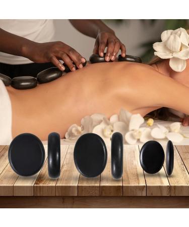 Euduq 9-Piece Hot Stone Massage Set | Basalt Spa Stones for Relaxation & Therapy | International Shipping - Buy Online on GoSupps.com