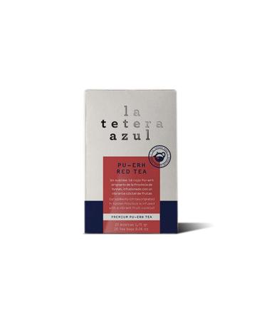 LATETERAZUL LA TETERA AZUL Red tea Pu Erh infused with fruit Slimming infusion Tea beautifies 20 bags of 175 grams