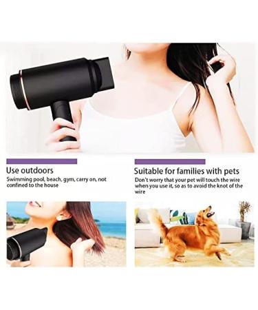Foldable Cordless Hair Dryer Built-in 5000mAh Battery Rechargeable Blow Dryer Portable Travel Hair Dryers for Women/Kids Outdoor Camping Beaches Pleasant63 - Buy Online on GoSupps.com