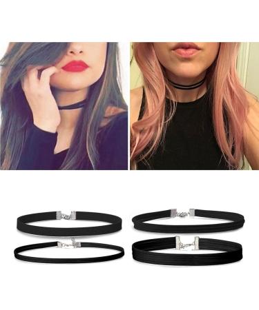 VSilay Lianxue Niche Neck Band Set - 4 Stylish & Trendy Dainty Necklaces for Women | Fashion Accessories - Buy Online on GoSupps.com