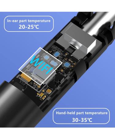 VITCOCO Ear Wax Removal Kit with 1296P Camera - Waterproof Endoscope for iPhone, iPad, Android - Ear Cleaner Tool - Buy Online on GoSupps.com