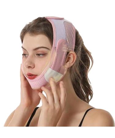 Double Chin Reducer Facial Slimming Strap Double Chin Reducer Face Lifting Belt Chin Strap Facial Slimming Strap V Lines Lifting Belt Breathable For Home Use