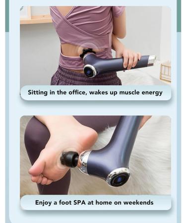 Depth Tissue Muscle Massager | 15 Modes & 99 Strength Levels | Portable & Rechargeable Pain Relief for Sports Enthusiasts Office Workers & Seniors - Buy Online on GoSupps.com
