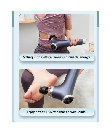 Wireless Handheld Massager - 99 Strengths 15 Modes Deep Tissue Relief 7 Massage Heads - Reduce Fatigue & Enhance Relaxation - Buy Online on GoSupps.com