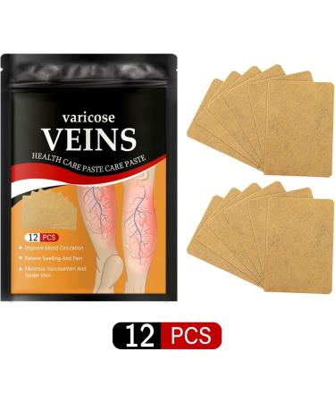 Varicose Vein Relief Patches - Herbal Plasters for Spider Veins & Leg Treatment | International Shipping - Buy Online on GoSupps.com