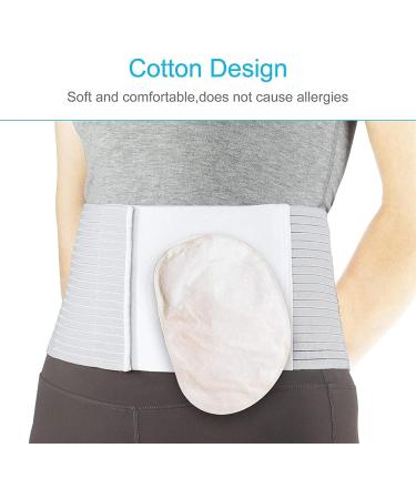 HEAXIY Unisex Stoma Support Belt - Prevent Parastomal Hernia (8cm Hole) - Comfortable Belly Support for Colostomy & Ileostomy - International Shipping - Buy Online on GoSupps.com
