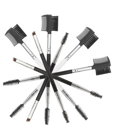 Set of 7 Double Head Makeup Tool Makeup Brush Brush with Two Ends Makeup Brush with Two Ends Eyebrow Brush Eyeshadow Brush Spiral