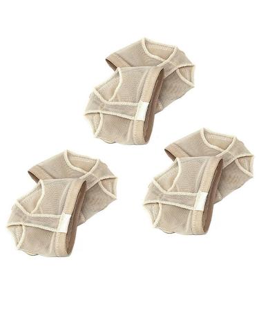 ULTNICE 3 Pairs XL Ballet Cats Paw Ball Protectors - Beige | International Shipping Available - Buy Online on GoSupps.com
