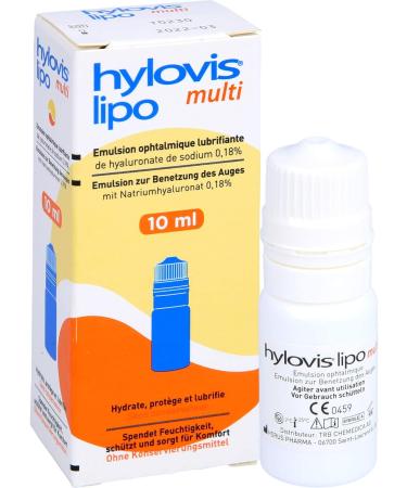 Hylovis Lipo Multi Eye Drops 10ml - Moisturizing Relief for Dry Eyes | International Shipping Available - Buy Online on GoSupps.com