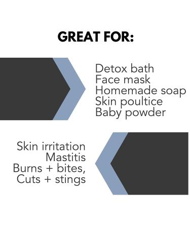 Bentonite Clay Powder for Detox Bath & Facial Mask | Indian Healing Clay for Burns and Skin Conditions | 8 oz - Pure Body Naturals - Buy Online on GoSupps.com