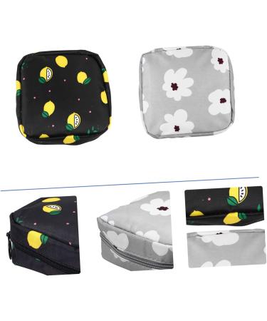 Lurrose Napkin Storage Bag - 2pcs Mini Purse for Girls | Feminine Pad Holder & Makeup Organizer | Versatile Menstrual Cup Pouch - Buy Online on GoSupps.com