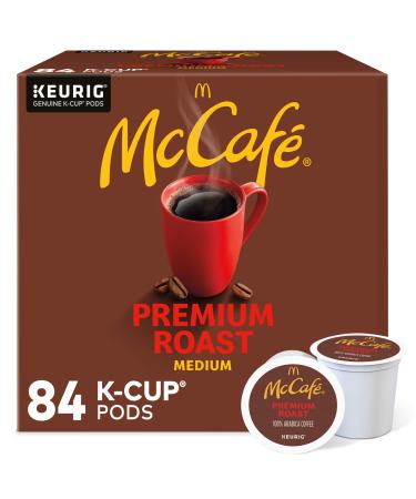 McCafe Premium Medium Roast K-Cup Coffee Pods, Premium Roast, 84 Count Premium Roast 84 Count (Pack of 1)