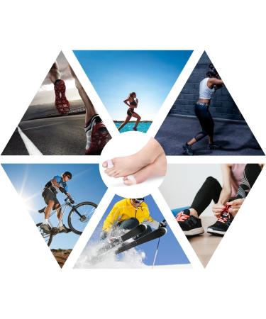 ERINSHOP Toe Separators - Big Toe Alignment Spacers for Bunions - Bunion Relief for Men and Women - 1 Pair White - Buy Online on GoSupps.com