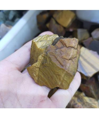 Reiki Crystal 1PC Natural Tiger Eye Gravel Rough Stone Raw Gemstone Specimen Irregular Crystal Home Decor Reiki Can be Used for ERTEYIN (Size : 50-80g) - Buy Online on GoSupps.com
