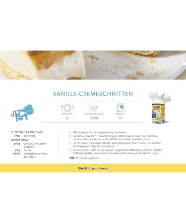 QimiQ Classic Vanilla Cream - Natural 3x250g | International Shipping Available - Buy Online on GoSupps.com